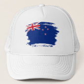 Neuseeland-Flagge Truckerkappe (Vorderseite)