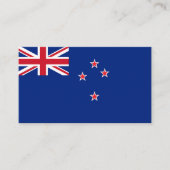 Neuseeland-Flagge Visitenkarte (Vorderseite)