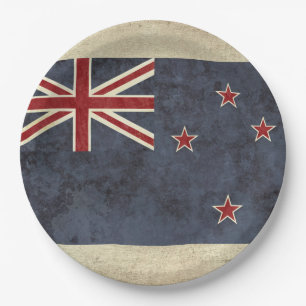 Neuseeland-Flaggen-Papier-Teller Pappteller