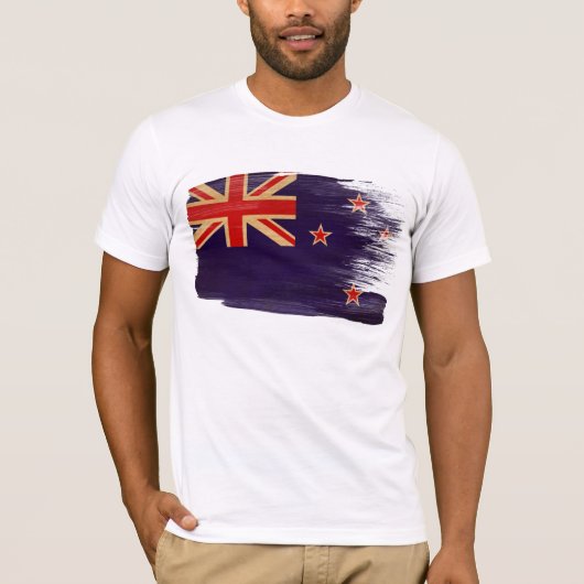 Neuseeland-Flaggen-T - Shirt (Vorderseite)