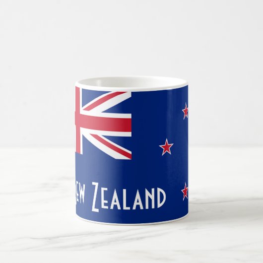 Neuseeland-Flaggen-Tasse Kaffeetasse (Mittel)