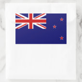 Neuseeland Flaggenaufkleber Rechteckiger Aufkleber (Tasche)