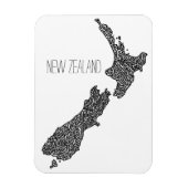 Neuseeland Flexible Foto Magnet (Vertikal)