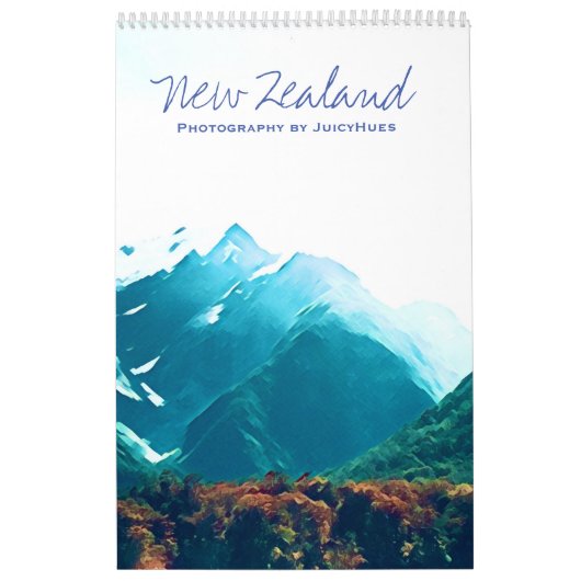 Neuseeland Fotografie schöne Landschaft Kalender (Titelbild)