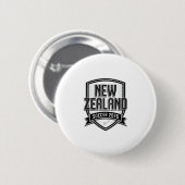 Neuseeland Fußball 2026 Fußball Bold Land Typogr Button (Vorne & Hinten)