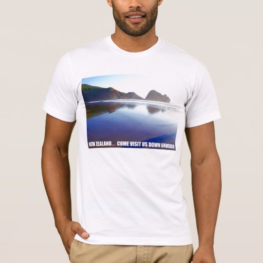 Neuseeland… Gekommen besuchen Sie uns hinunter T-Shirt (Vorderseite)