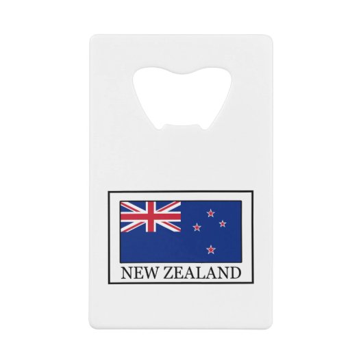 Neuseeland Geldkarten Flaschenöffner (Vorderseite)