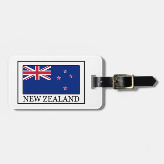 Neuseeland Gepäckanhänger (Vorderseite horizontal)