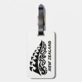 Neuseeland-Gepäckanhänger Gepäckanhänger (Rückseite vertikal)