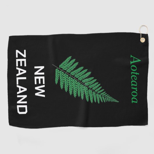 Neuseeland Golf Towel Golfhandtuch (Horizontal)