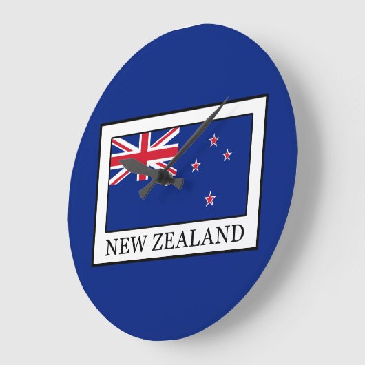 Neuseeland Große Wanduhr (Winkel)