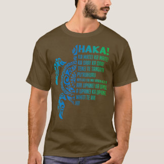 Neuseeland Haka Ka Mate Song urtle Rugby Maori T-Shirt