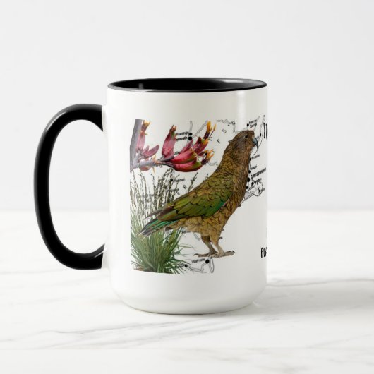 Neuseeland-Heimvogel-Kaffeetasse Tasse (Links)