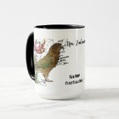 Neuseeland-Heimvogel-Kaffeetasse Tasse (Vorderseite Links)