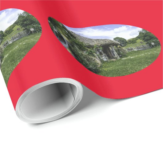 Neuseeland Hobbit Geschenkpapier (Rolleneckpunkt)