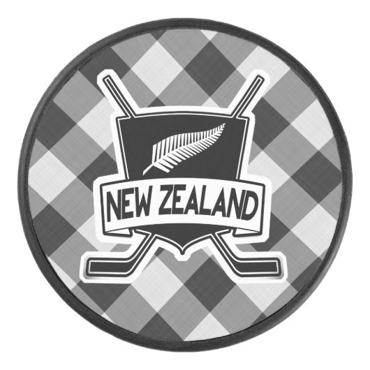 Neuseeland Ice Hockey Team Puck (Vorderseite)