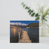Neuseeland in der Nacht Postkarte (Stehend Vorderseite)