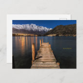 Neuseeland in der Nacht Postkarte (Vorne/Hinten)