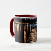 Neuseeland in der Nacht Tasse (Vorderseite Links)