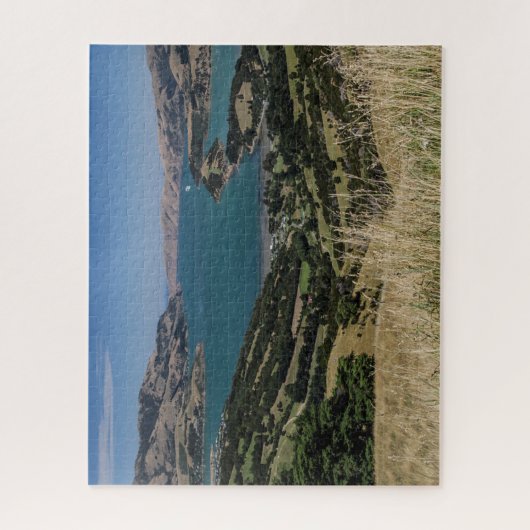 Neuseeland Jigsaw Puzzle - Akaroa alter Vulkan (Vertikal)