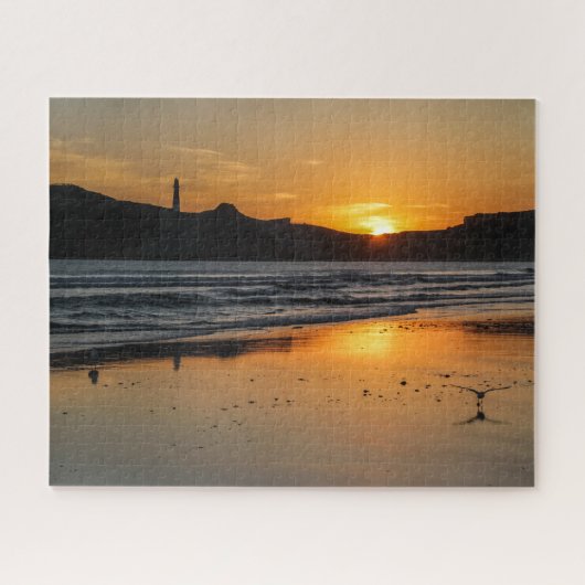 Neuseeland Jigsaw Puzzle - Castlepoint Sonnenaufga (Horizontal)