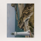 Neuseeland Jigsaw Puzzle - Leuchtturm Castlepoint (Vertikal)