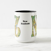Neuseeland-Kaffeetasse Tasse (Zentrum)