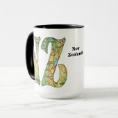 Neuseeland-Kaffeetasse Tasse (Vorderseite Links)