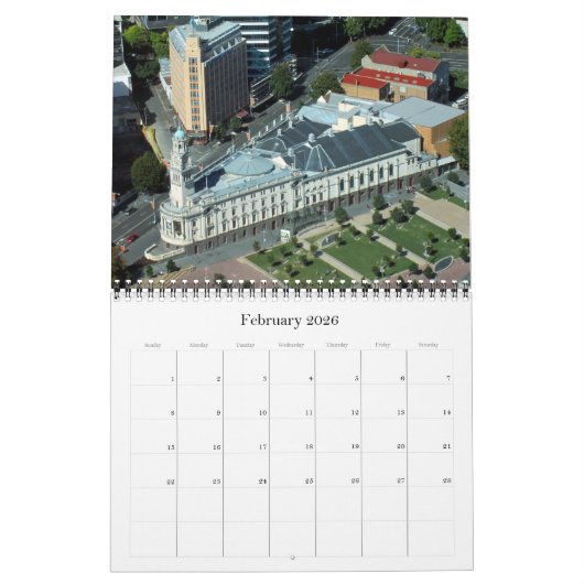 Neuseeland Kalender (Feb 2026)