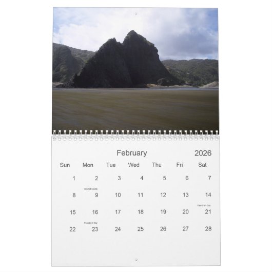 Neuseeland - Kalender 2020 (Feb 2026)