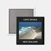 Neuseeland, Kap Rienga Magnet (Vorderseite/Rückseite)