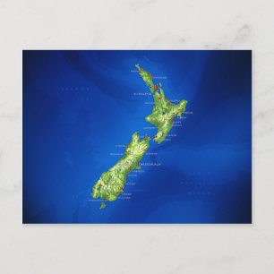 Neuseeland Karte