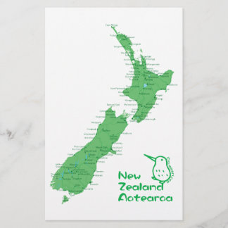 Neuseeland Karte