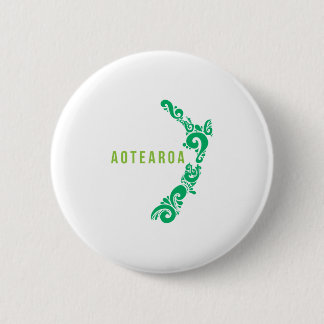 Neuseeland Karte Aotearoa New Zealander Geschenkid Button