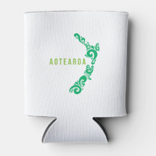 Neuseeland Karte Aotearoa New Zealander Geschenkid Dosenkühler