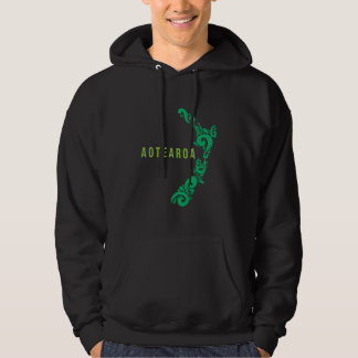 Neuseeland Karte Aotearoa New Zealander Geschenkid Hoodie