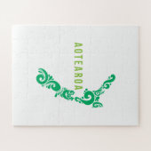 Neuseeland Karte Aotearoa New Zealander Geschenkid Puzzle (Horizontal)