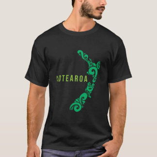 Neuseeland Karte Aotearoa New Zealander Geschenkid T-Shirt
