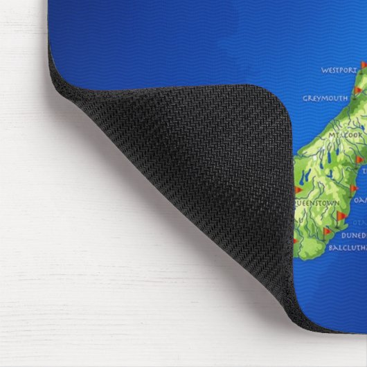 Neuseeland-Karte Mousepad (Ecke)