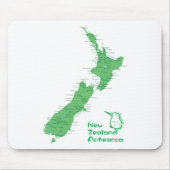 Neuseeland-Karte Mousepad (Vorne)