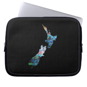 NEUSEELAND-KARTE PAUA LAPTOPSCHUTZHÜLLE