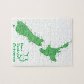 Neuseeland Karte Puzzle (Horizontal)