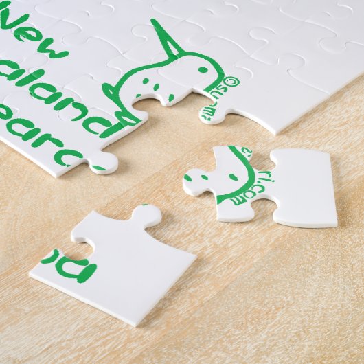 Neuseeland Karte Puzzle (Seite)