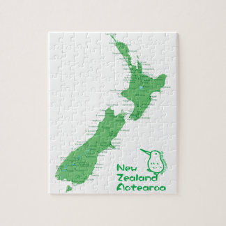Neuseeland Karte Puzzle