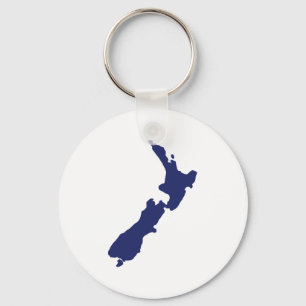 Neuseeland-Karte Schlüsselanhänger