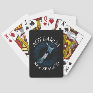 NEUSEELAND-KARTENRINGE PAUA SPIELKARTEN