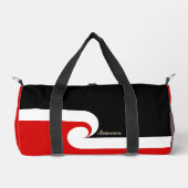 Neuseeland, Kit-Tasche, Maori Flag, Wave / Surf Duffle Bag (Vorderseite)