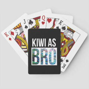 NEUSEELAND KIWI ALS BRO SPIELKARTEN