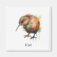 Neuseeland Kiwi Aquarell benutzerdefinierbar