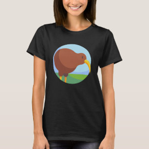 Neuseeland Kiwi Bird Animal Wildlife 6 T-Shirt